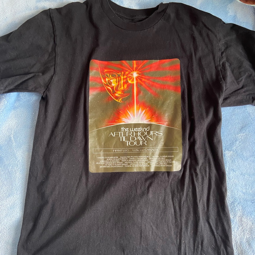 The Weeknd After Hours tour shirt